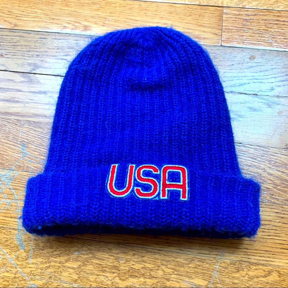 Vintage USA Ski Hat